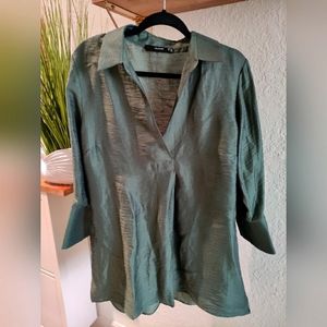 Hallhuber Blouse Tunika Linen New without Tags